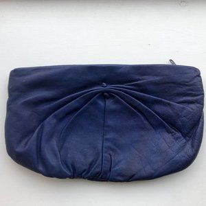 Purple clutch purse